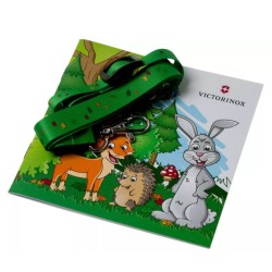 Couteau de Poche "My First Victorinox " + Tour de cou + Livre de coloriage - Lapin Couteau de Poche "My First Victorinox " + Tour de cou + Livre de coloriage - Lapin