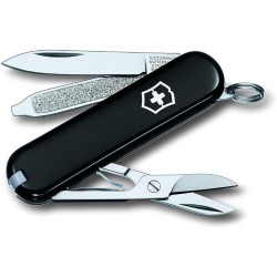 Couteau de poche Victorinox "Classic SD" - 7 fonctions - Noir