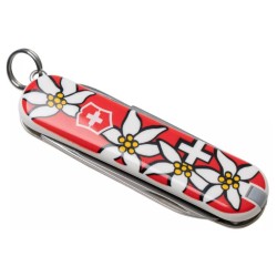 Couteau de poche Victorinox "Classic SD" - 7 fonctions - Edelweiss