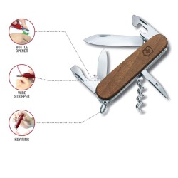 Couteau de poche Victorinox "Spartan Wood" - 10 fonctions