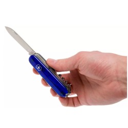 Couteau de poche Victorinox "Huntsman" - Rouge ou Bleu transparent - 15 fonctions Couteau de poche Victorinox "Huntsman" - Rouge ou Bleu transparent - 15 fonctions