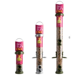 Silo à graines Ring-Pull™ Click - 18cm - Vert/Gris