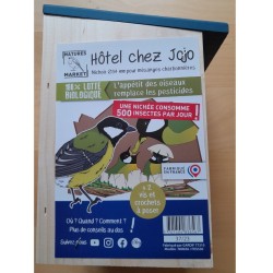 Nichoir "Chez Jojo" 34mm - Pin Douglas/Epicéa