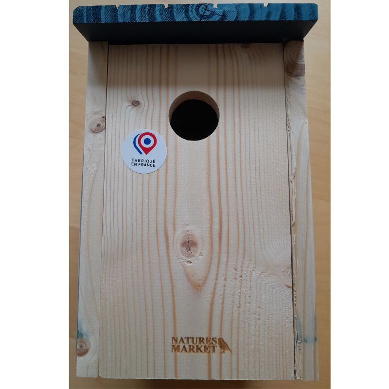 Nichoir "Chez Jojo" 34mm - Pin Douglas/Epicéa