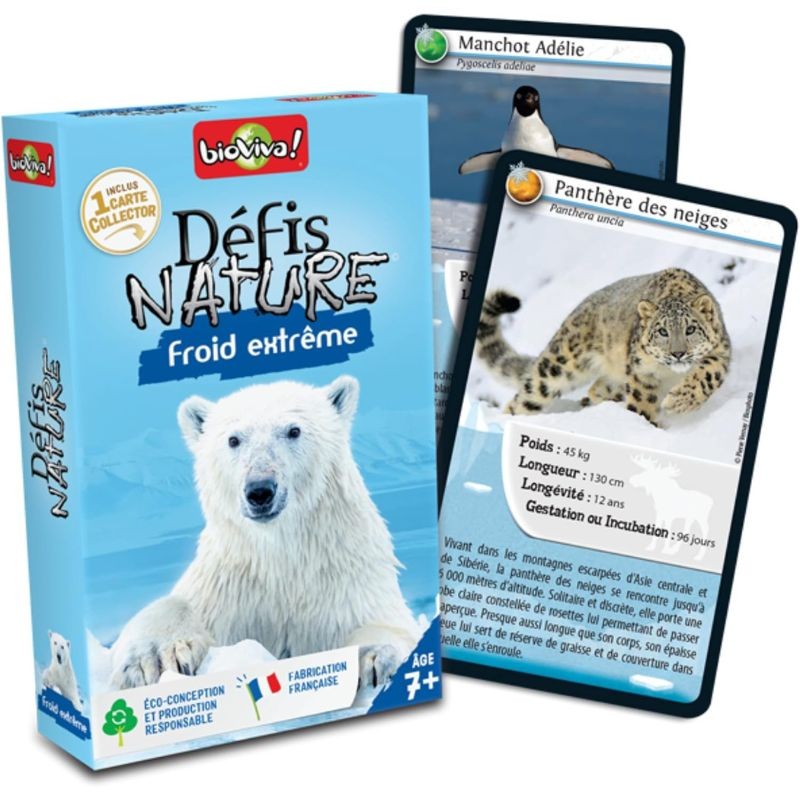 Jeu Défis Nature - Froid extrême - Bioviva