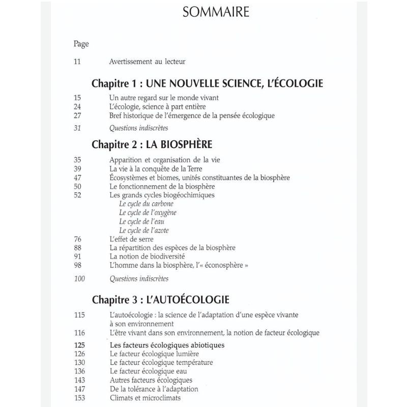 Le guide illustré de l'écologie Le guide illustré de l'écologie