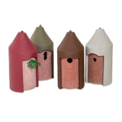 Porte de rechange pour nichoirs 26mm ou 32mm - Béton de bois - Schwegler 1B et 2M