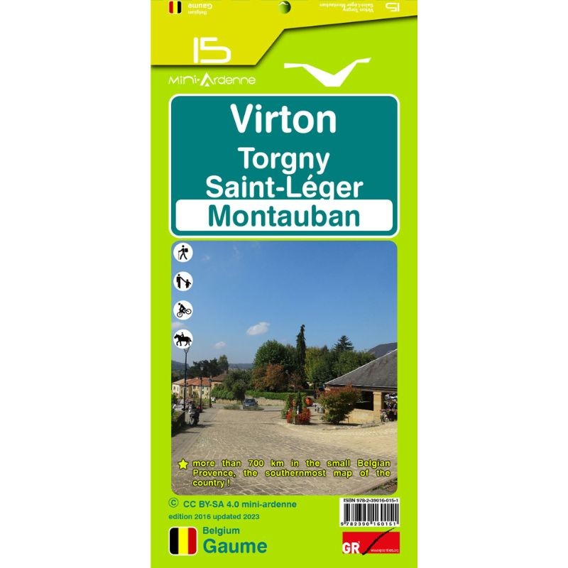 Carte de randonnée - Mini-Ardenne - Virton