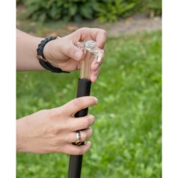 Poteau pour silo - noir