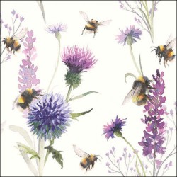 Serviettes "Bourdons dans la prairie" - Table