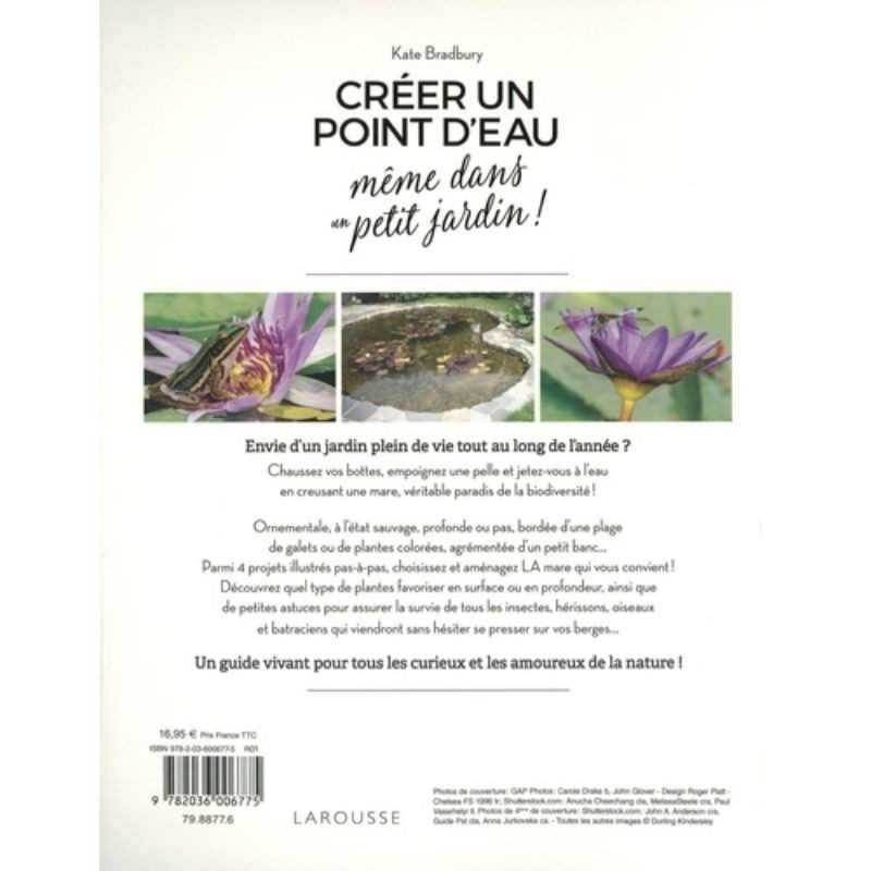 Créer un point d'eau même dans un petit jardin !