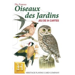 Jeu de cartes - Oiseaux des Jardins