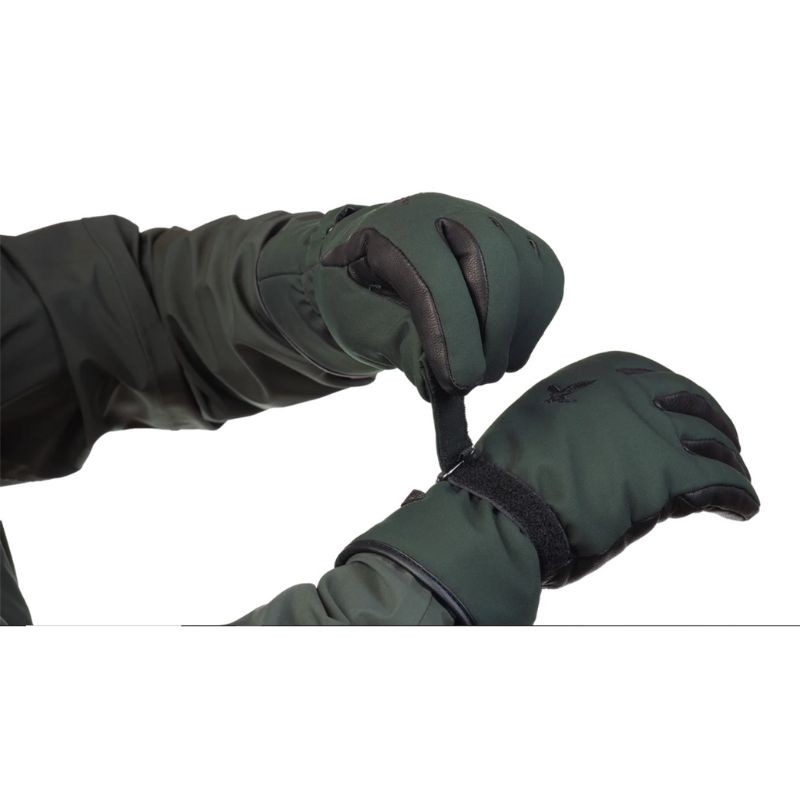 Gants Swarovski - IG gants thermiques - Vert foncé Gants Swarovski - IG gants thermiques - Vert foncé