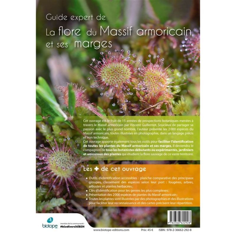 La flore du Massif armoricain et ses marges - Bretagne, Basse-Normandie, Pays de la Loire, Deux-Sèvres