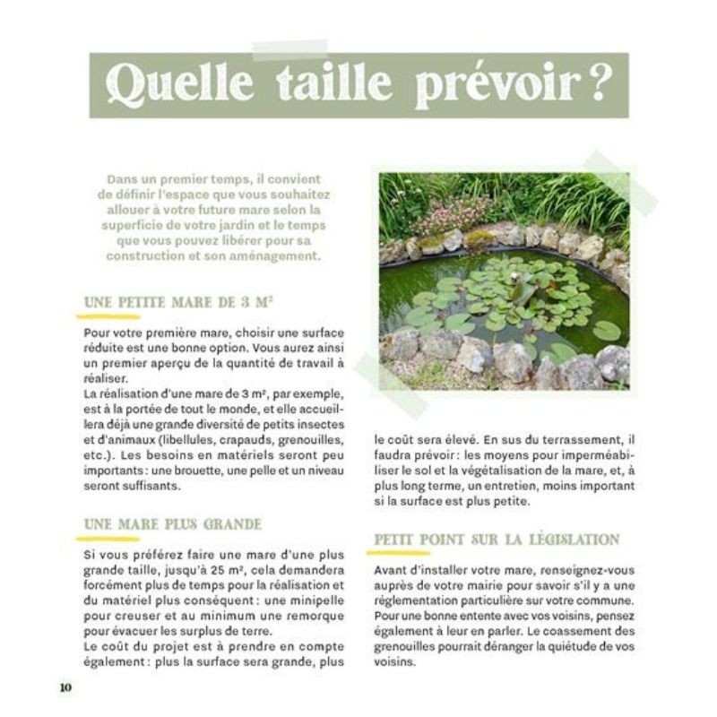 Créer une mare dans mon jardin Créer une mare dans mon jardin