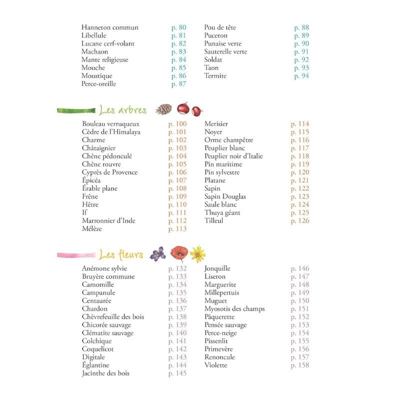 Les trésors de la nature - Le guide de la faune et de la flore de nos régions