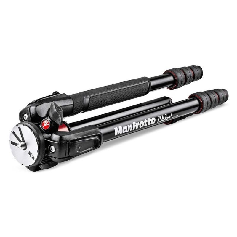 Trépied 190GO! 4 sections en aluminium avec verrouillage rotatif - Manfrotto