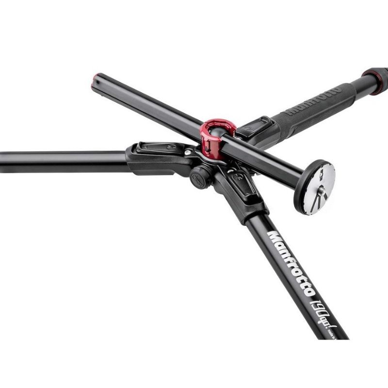 Trépied 190GO! 4 sections en aluminium avec verrouillage rotatif - Manfrotto