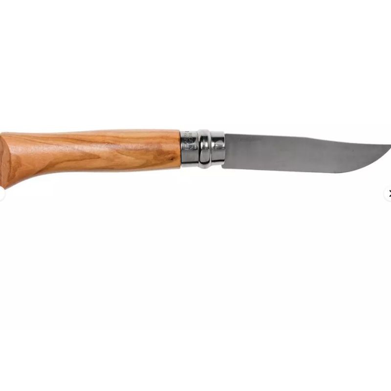 Couteau de poche Opinel N°08 Olivier + étui