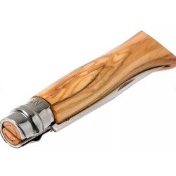 Couteau de poche Opinel N°08 Olivier + étui