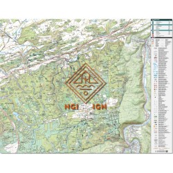 Carte de promenades - Viroinval (Belgique)