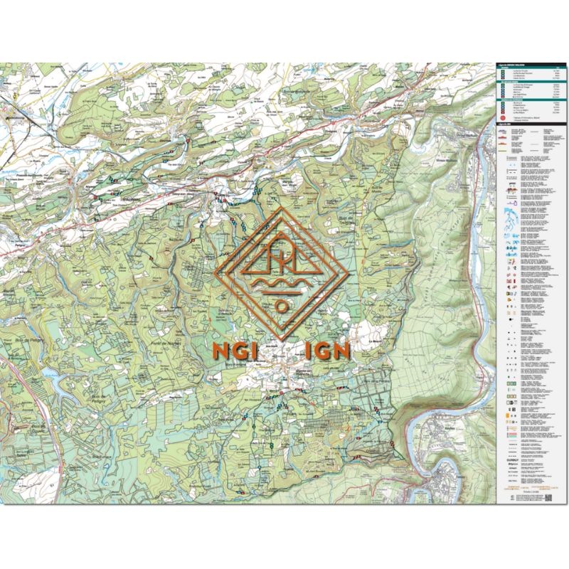 Carte de promenades - Viroinval (Belgique)