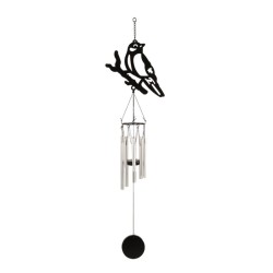 Carillons éoliens avec oiseau