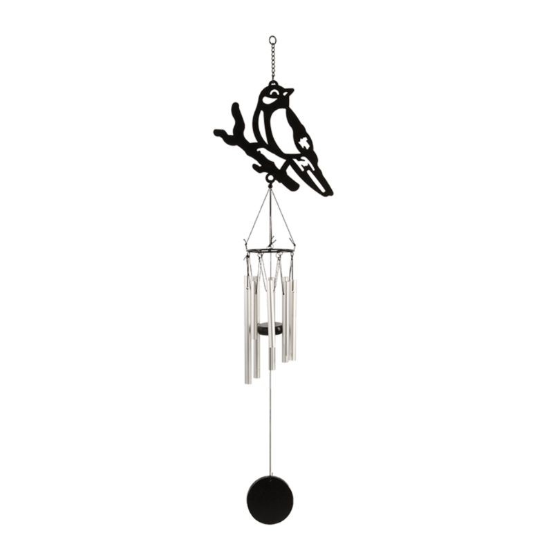 Carillons éoliens avec oiseau
