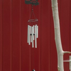 Carillons éoliens avec oiseau