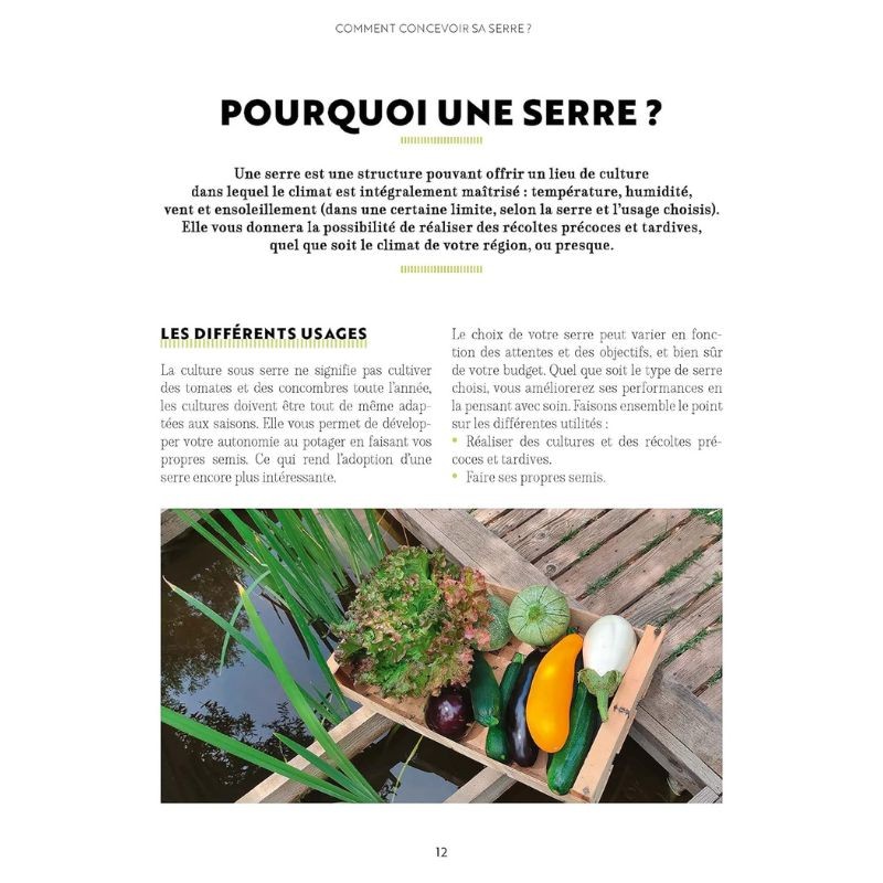 Cultiver en serre pour récolter toute l'année - Des conseils à la portée de tous Cultiver en serre pour récolter toute l'année - Des conseils à la portée de tous