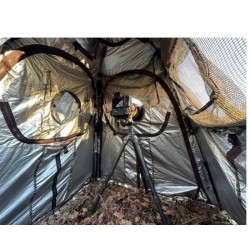 Affût d'observation Tragopan V7 - 3 portes - Tente de camouflage