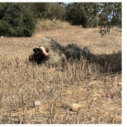 Parka de camouflage Ghillie beige - Tragopan