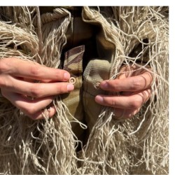 Parka de camouflage Ghillie beige - Tragopan