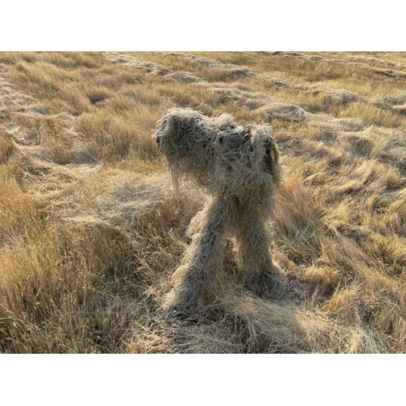 Lot de 3 manchons Ghillie beige pour jambes de trépied - Tragopan