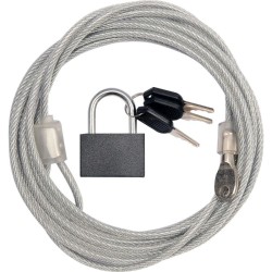 Câble de sécurité (antivol) avec clé pour piège photographique - Vorel By Toya