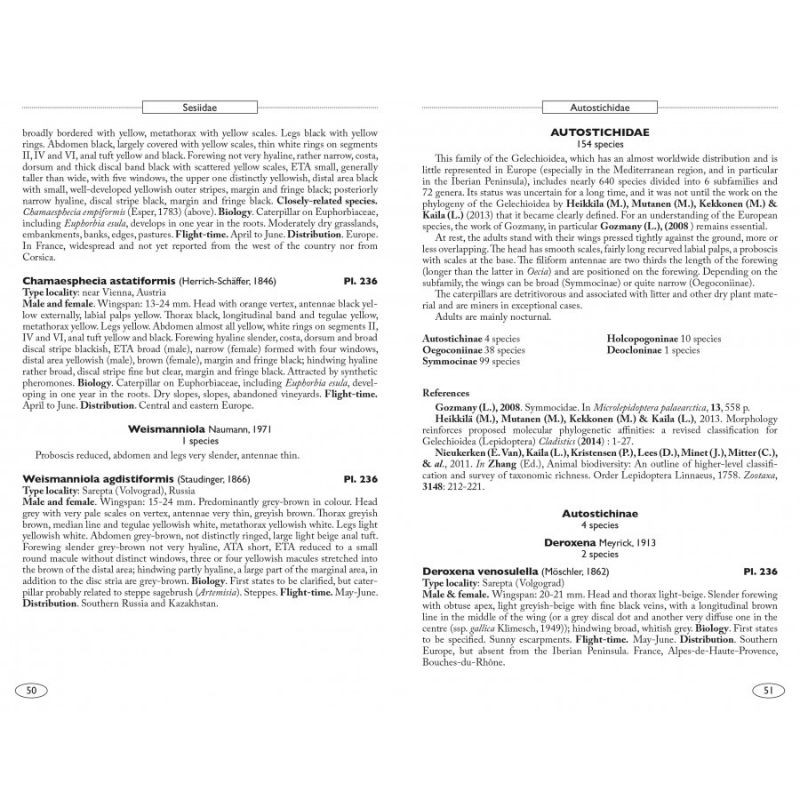 Papillons de nuit d'Europe - Volume 8 - Microlépidoptères 2 Papillons de nuit d'Europe - Volume 8 - Microlépidoptères 2