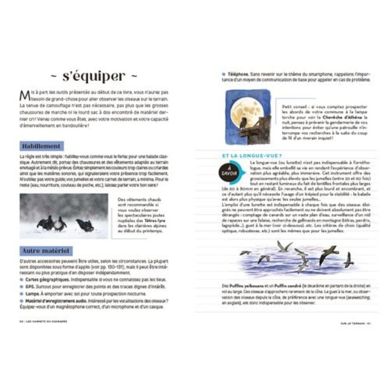 Les carnets du scarabée - Oiseaux Les carnets du scarabée - Oiseaux