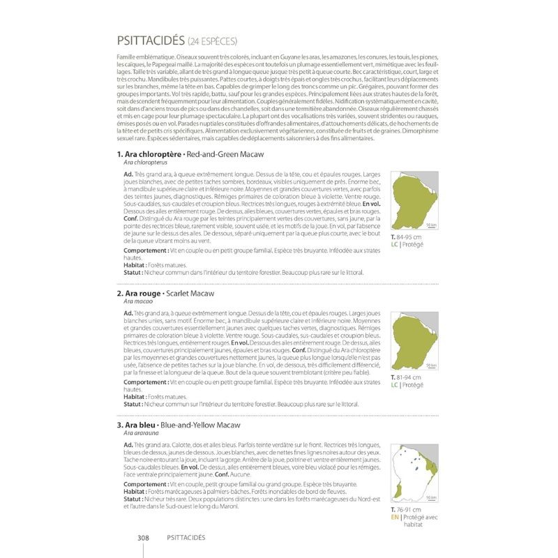 Guide expert des Oiseaux de Guyane - Manuel d'identification