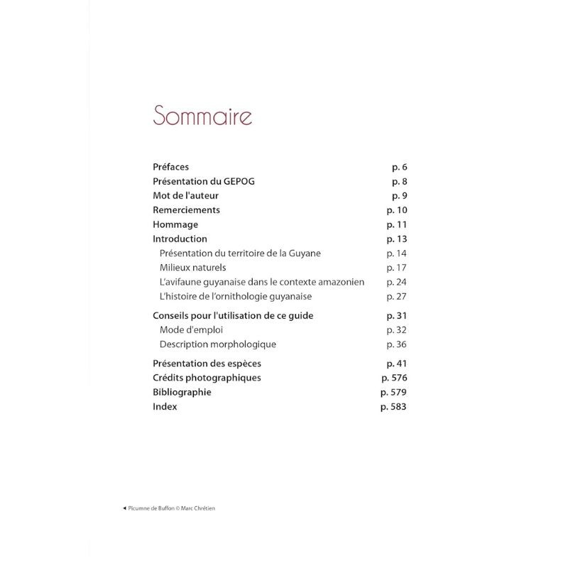 Guide expert des Oiseaux de Guyane - Manuel d'identification