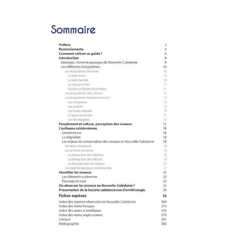 Guide des Oiseaux de Nouvelle-Calédonie: Grande Terre, Îles Loyauté et archipels éloignés