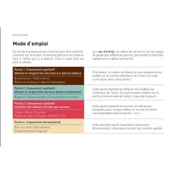 Carnet d’assistance pour l’évaluation qualitative des bois sur pied et abattus Carnet d’assistance pour l’évaluation qualitative des bois sur pied et abattus
