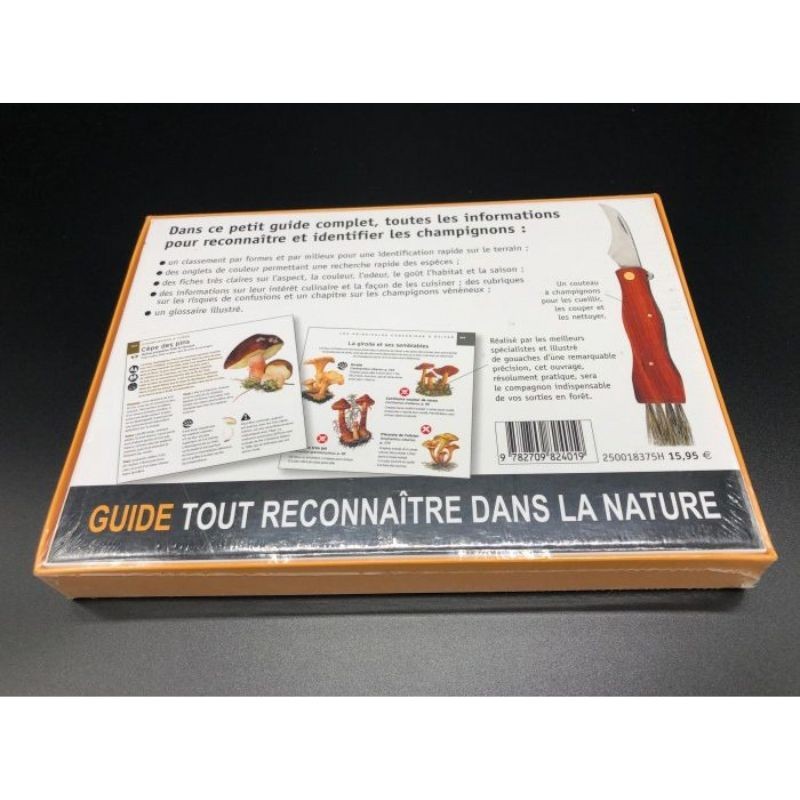 Coffret Champignons - Guide + couteau à champignons Coffret Champignons - Guide + couteau à champignons
