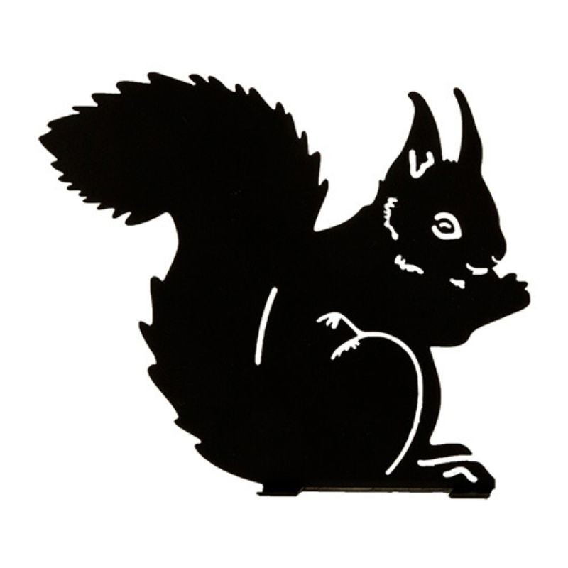 Silhouette Écureuil qui mange