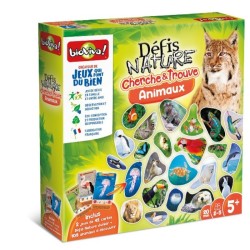 Jeu Défis Nature - Cherche & trouve - Animaux - Bioviva