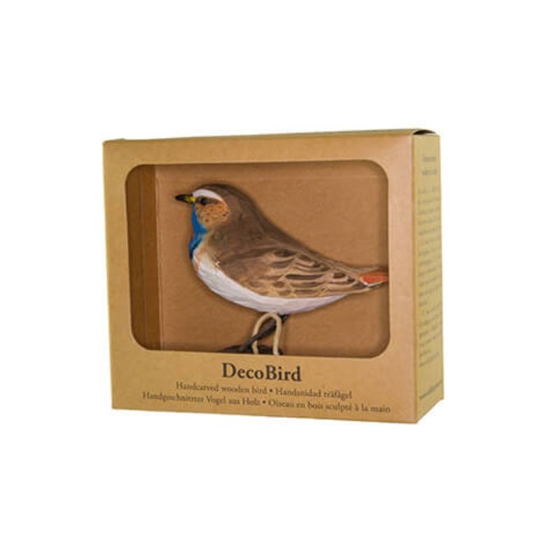 DecoBird Gorgebleue - Statuette en bois DecoBird Gorgebleue - Statuette en bois