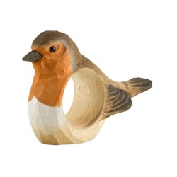 DecoBird Rond de serviette Rouge-gorge
