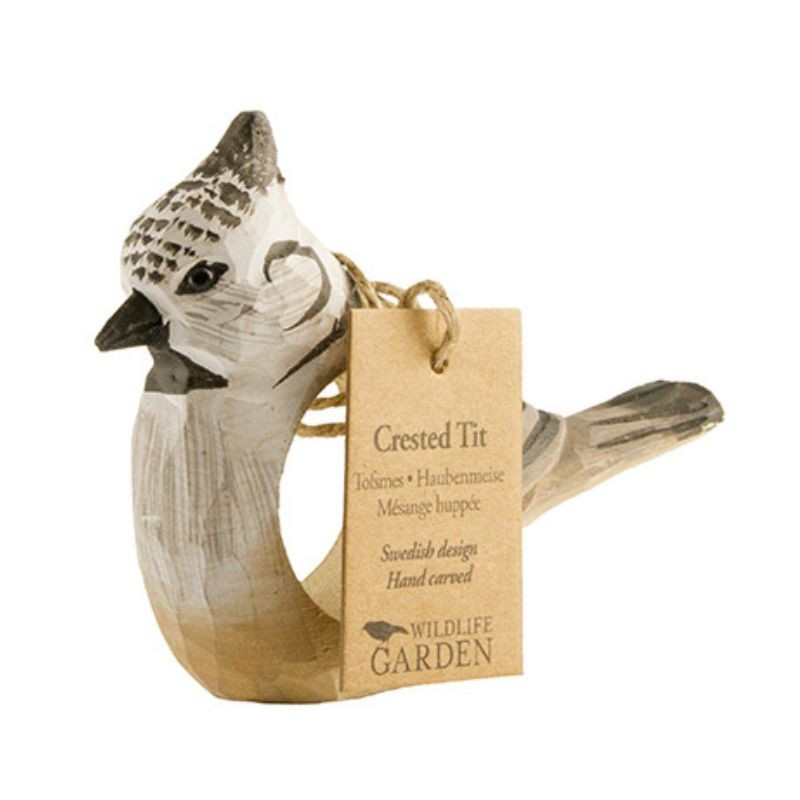 DecoBird Rond de serviette Mésange Huppée