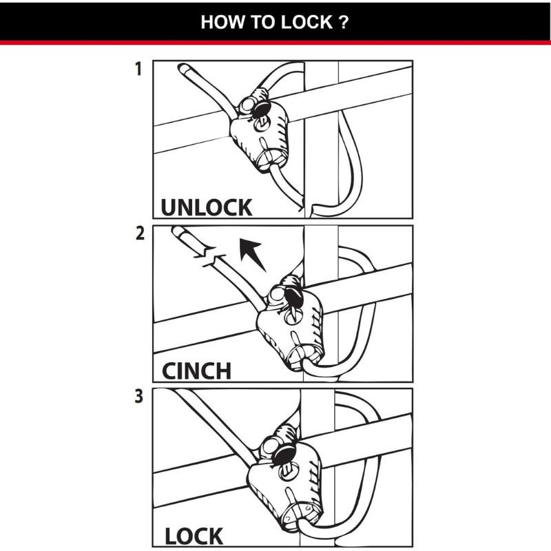 Câble antivol réglable avec serrure à clé pour piège photographique - Master Lock 8418EURD Câble antivol réglable avec serrure à clé pour piège photographique - Master Lock 8418EURD