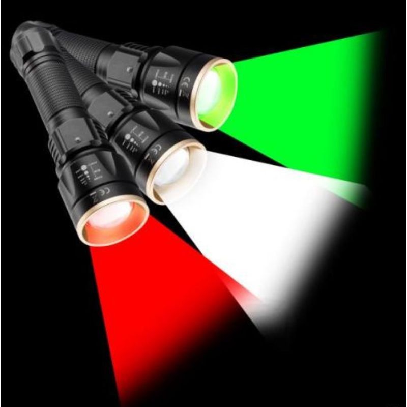 Lampe torche à LED multicolores rechargeable - Num'axes LMP1019