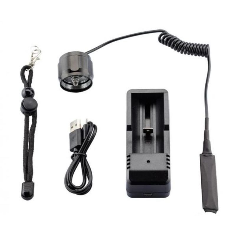 Lampe torche à LED multicolores rechargeable - Num'axes LMP1019